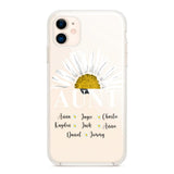 Personalized Silicone Phonecase Aunt And Kid Printed