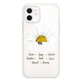 Personalized Silicone Phonecase Aunt And Kid Printed