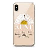 Personalized Silicone Phonecase Aunt And Kid Printed