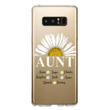 Personalized Silicone Phonecase Aunt And Kid Printed