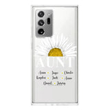Personalized Silicone Phonecase Aunt And Kid Printed