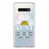 Personalized Silicone Phonecase Aunt And Kid Printed