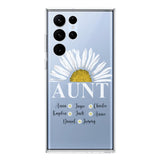 Personalized Silicone Phonecase Aunt And Kid Printed