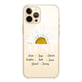 Personalized Aunt Transparent Silicone Phonecase Printed 22JUL-HC07
