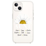Personalized Aunt Transparent Silicone Phonecase Printed 22JUL-HC07
