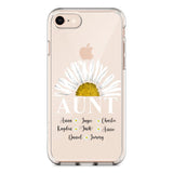 Personalized Aunt Transparent Silicone Phonecase Printed 22JUL-HC07