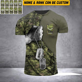 DH Personalized Canadian Veterans/Soldier Tshirt 3D Printed HQ0806