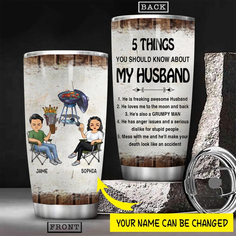 Personalized Couple Tumblers Printed NQHY0806