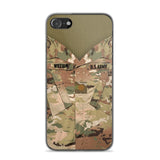 Personalized U.S Soldier Phone Case Printed 22JUL-HQ08