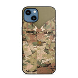 Personalized U.S Soldier Phone Case Printed 22JUL-HQ08