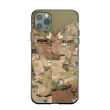 Personalized U.S Soldier Phone Case Printed 22JUL-HQ08