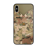 Personalized U.S Soldier Phone Case Printed 22JUL-HQ08
