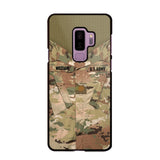 Personalized U.S Soldier Phone Case Printed 22JUL-HQ08