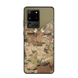 Personalized U.S Soldier Phone Case Printed 22JUL-HQ08