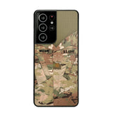 Personalized U.S Soldier Phone Case Printed 22JUL-HQ08