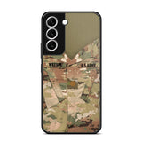 Personalized U.S Soldier Phone Case Printed 22JUL-HQ08