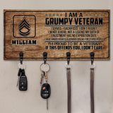 Personalized U.S Veterans Key Holder Printed 22JUL-DT08