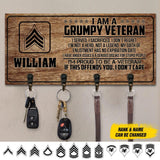 Personalized U.S Veterans Key Holder Printed 22JUL-DT08