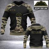 Personalized UK Army Camo Tshirt or Hoodie 3D Printed QTDT096