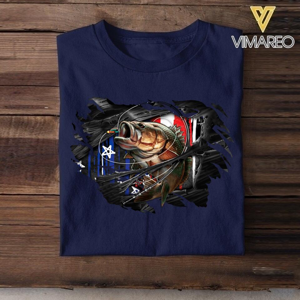Personalized Fishing Lovers Tshirt Printed NQDT1006