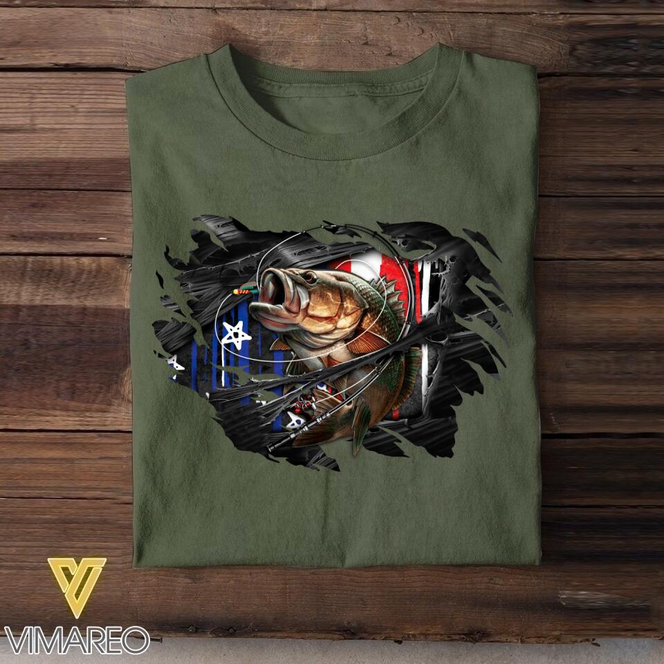 Personalized Fishing Lovers Tshirt Printed NQDT1006