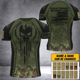 DH Personalized Italian Veterans/Soldier Tshirt 3D Printed DT0906