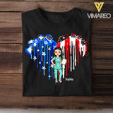 Personalized Heart Nurse Tshirt Printed NGHQ1306
