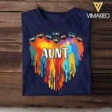 Personalized Aunt Kid Tshirt Printed 22JUL-HC13