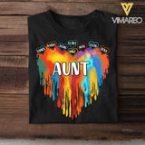 Personalized Aunt Kid Tshirt Printed 22JUL-HC13