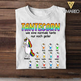 Personalized Tantecorn And Kid Tshirt Printed 22JUL-DT13