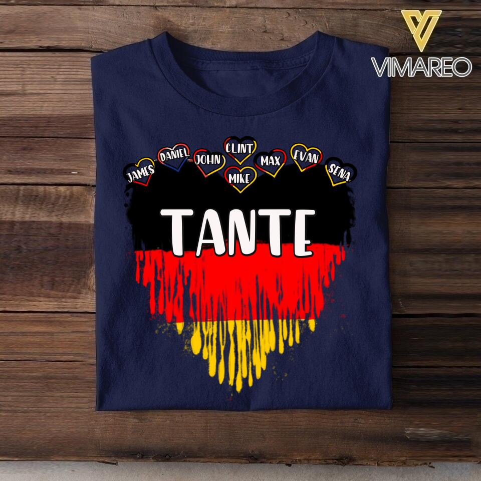 Personalized German Aunt Kid Tshirt Printed 22JUL-HC13