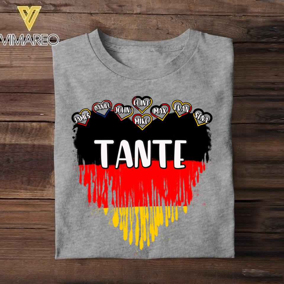 Personalized German Aunt Kid Tshirt Printed 22JUL-HC13