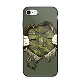 Personalized Canadian Veterans/Soldier Phone Case Printed 22JUL-HQ14