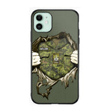 Personalized Canadian Veterans/Soldier Phone Case Printed 22JUL-HQ14