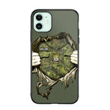 Personalized Canadian Veterans/Soldier Phone Case Printed 22JUL-HQ14