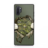 Personalized Canadian Veterans/Soldier Phone Case Printed 22JUL-HQ14