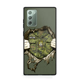 Personalized Canadian Veterans/Soldier Phone Case Printed 22JUL-HQ14