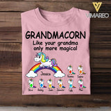 Personalized Grandmacorn Like Your Grandma Only More Magical Kid Name Tshirt Printed NQDT1506