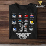 Personalized Been There - Done That And Damn Proud Of It US Veteran Tshirt Printed QTDT1506