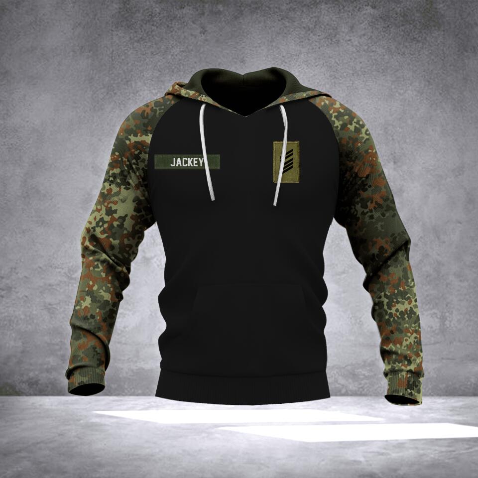 Personalized Bavaria Soldier/Veteran Camo Hoodie 3D Printed 22JUL-HY15