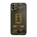 Personalized Swiss Soldier/Veterans Phone Case Printed 22JUL-DT16