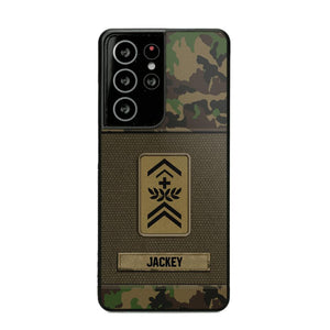 Personalized Swiss Soldier/Veterans Phone Case Printed 22JUL-DT16