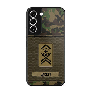 Personalized Swiss Soldier/Veterans Phone Case Printed 22JUL-DT16