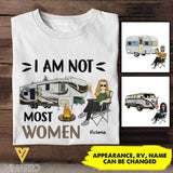 Personalized I Am Not Most Woman Camping Tshirt Printed NQHC1606
