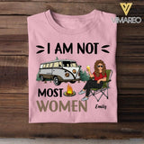 Personalized I Am Not Most Woman Camping Tshirt Printed NQHC1606