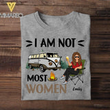 Personalized I Am Not Most Woman Camping Tshirt Printed NQHC1606