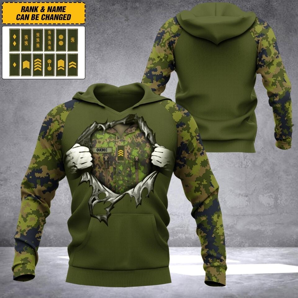Personalized Finland Soldier Name & Ranks Hoodie 16