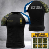 Personalized Finnish Veteran/ Solider Tshirt 3D Printed QTDT1706