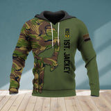 Personalized Netherland Soldier Hoodie 3D Printed 22JUL-HQ17