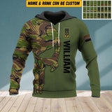Personalized Netherland Soldier Hoodie 3D Printed 22JUL-HQ17